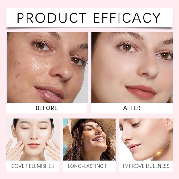 *Set of 2* Peptide Bounce Foundation #1 Ivory Color - Picture 3 of 6